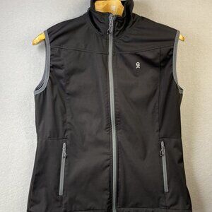 Little Donkey Andy Softshell Vest Womens Large Windbreaker Black‎ Light Jacket